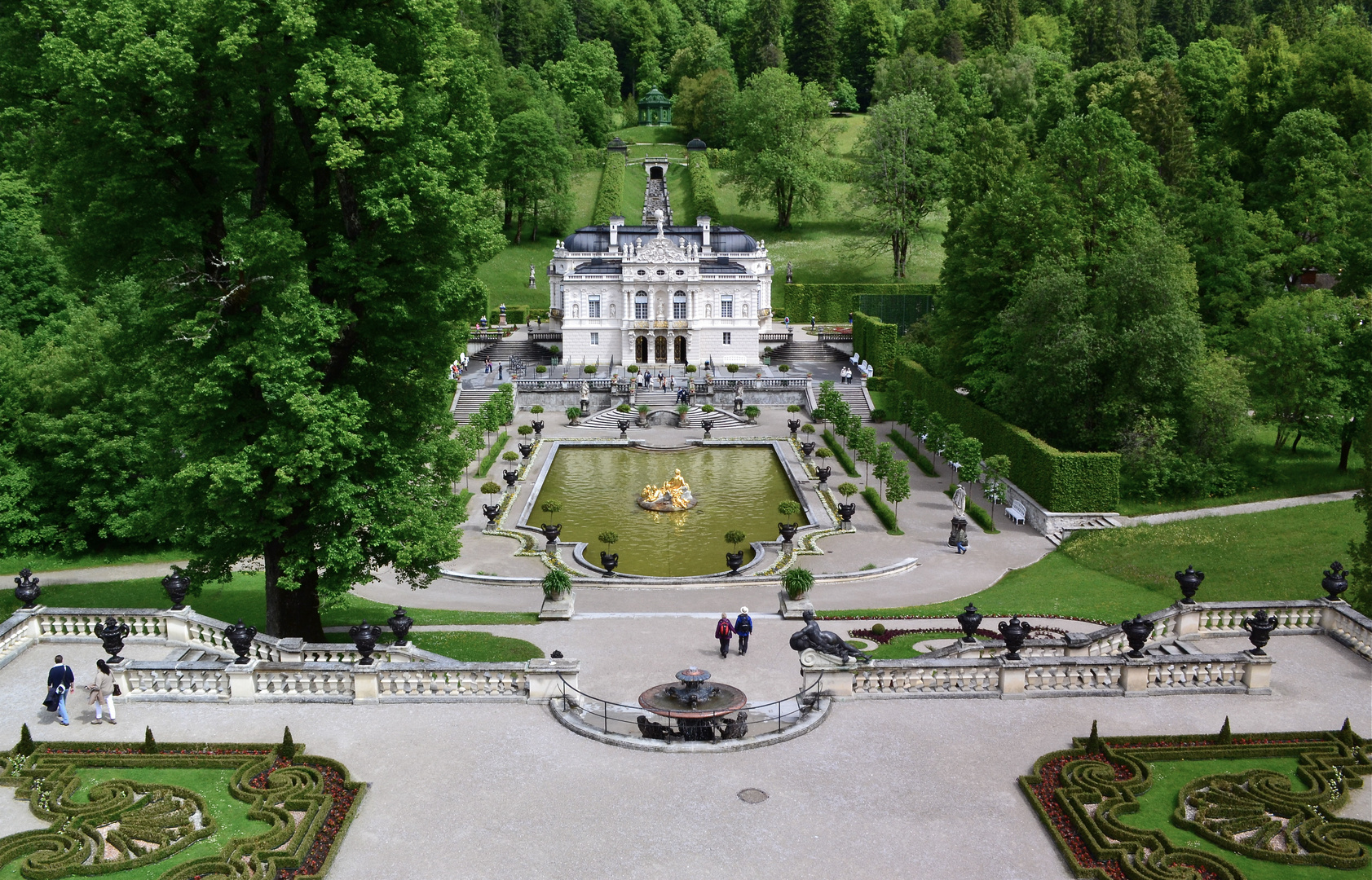 Besuch im Schloss Linderhof (1)