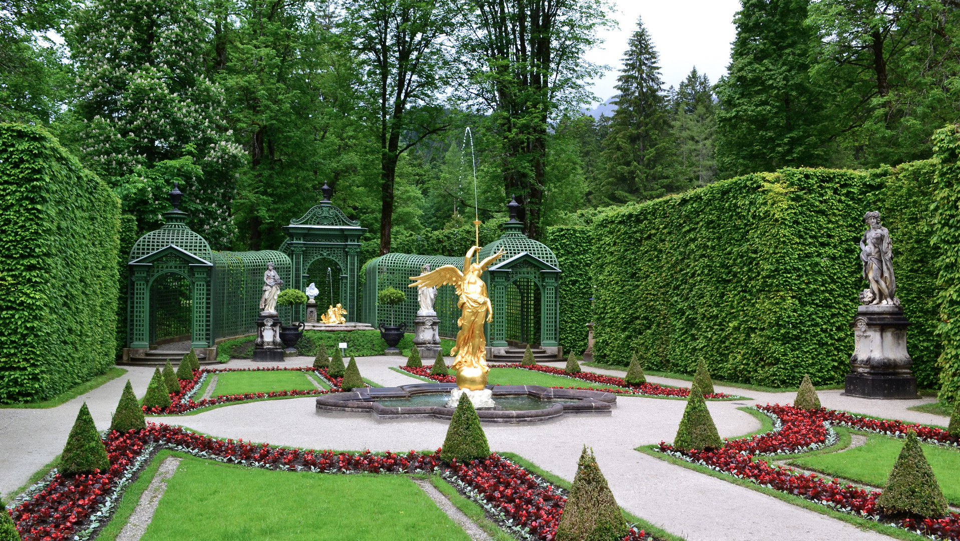 Besuch im Schloss Linderhof (4)