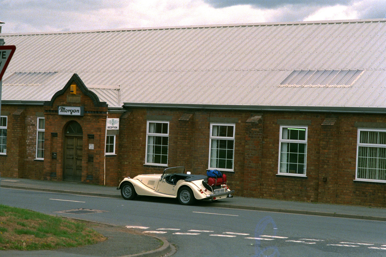 Besuch in der Morganfabrik in Malvern, England,1999