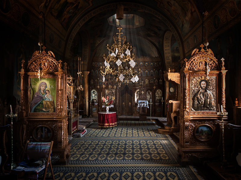 Besuch in einem rumaenischen Kloster