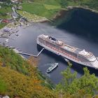 Besuch von der MSC Splendida im Geirangerfjord