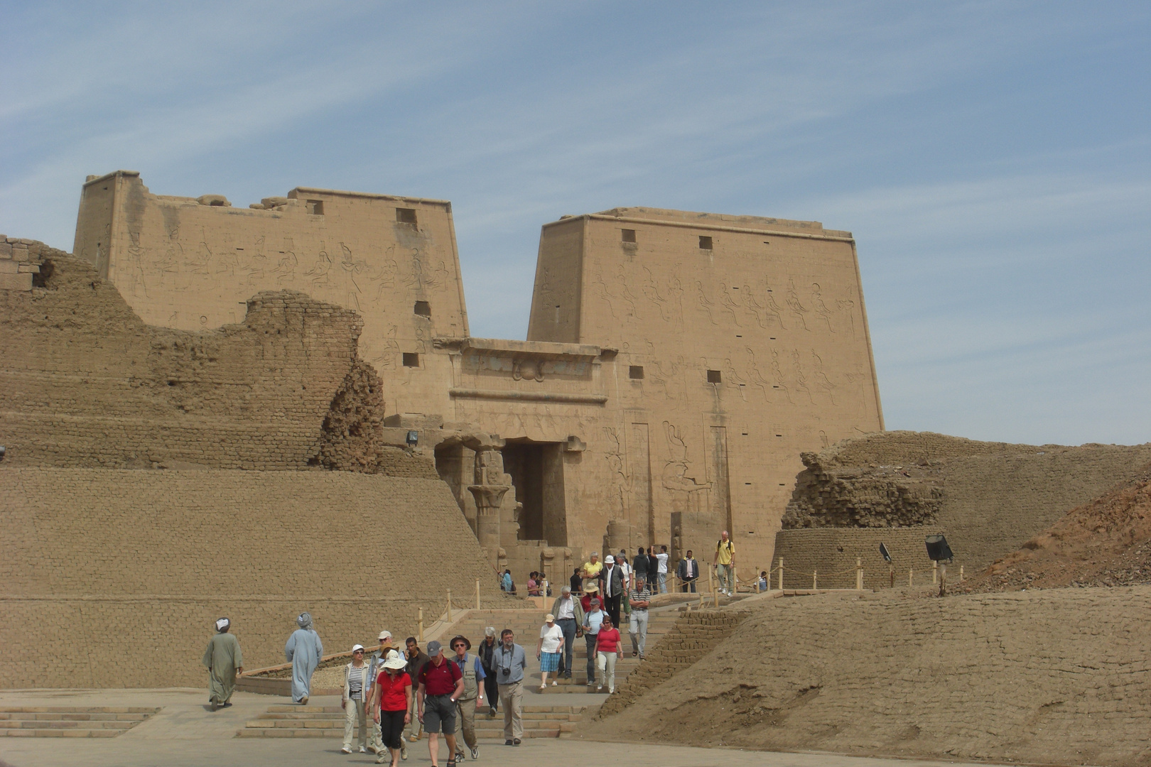 Besuch vorbei - Horustempel in Edfu