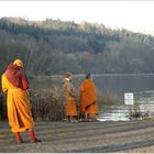 Besucher  am Laacher See