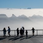 Besucher auf dem Säntis