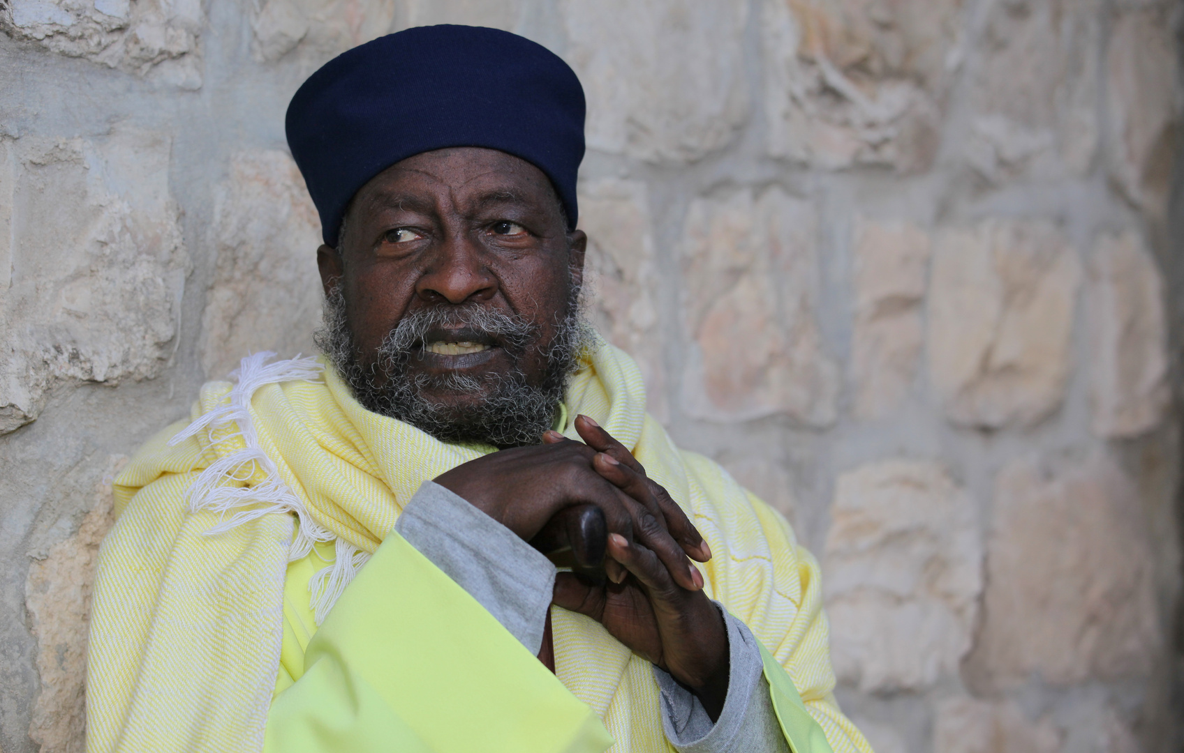 Besucher aus Äthiopien in Jerusalem