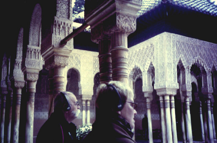 besucher der alhambra