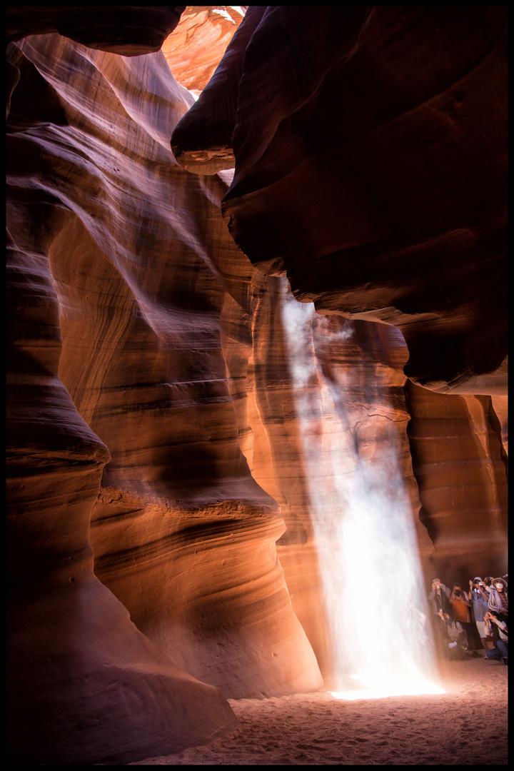 Besucher im Canyon