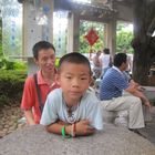 Besucher im Shanghai Zoo