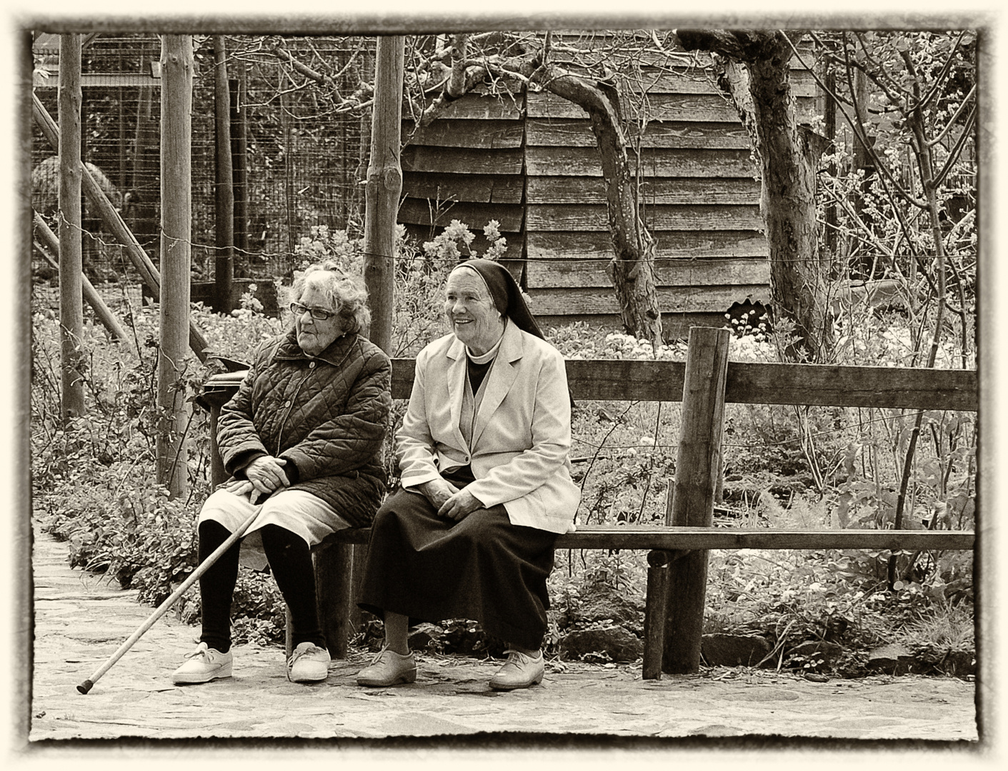 Besucher im Zoo