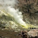 Besuchergruppe auf White Island