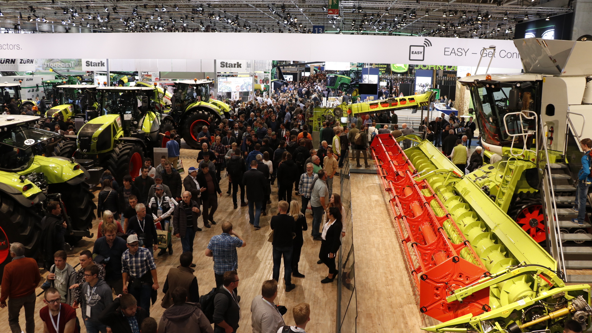 Besuchermassen auf der Agritechnica 