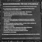 Besucherordnung für das Stelenfeld