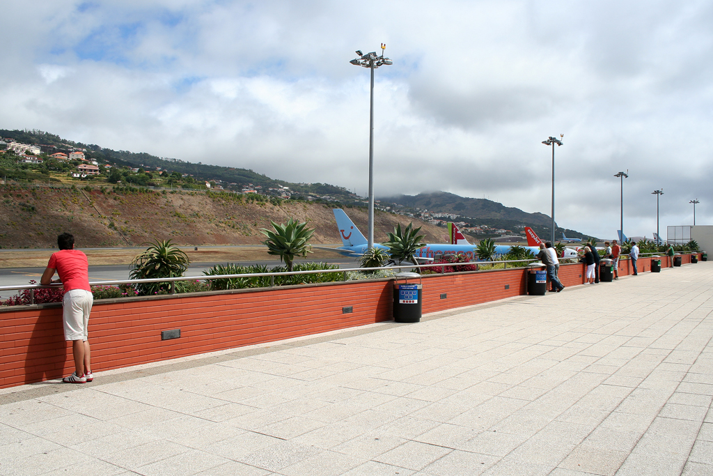 Besucherterrasse Madeira Flughafen