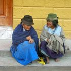 betagte Frauen aus Otavalo