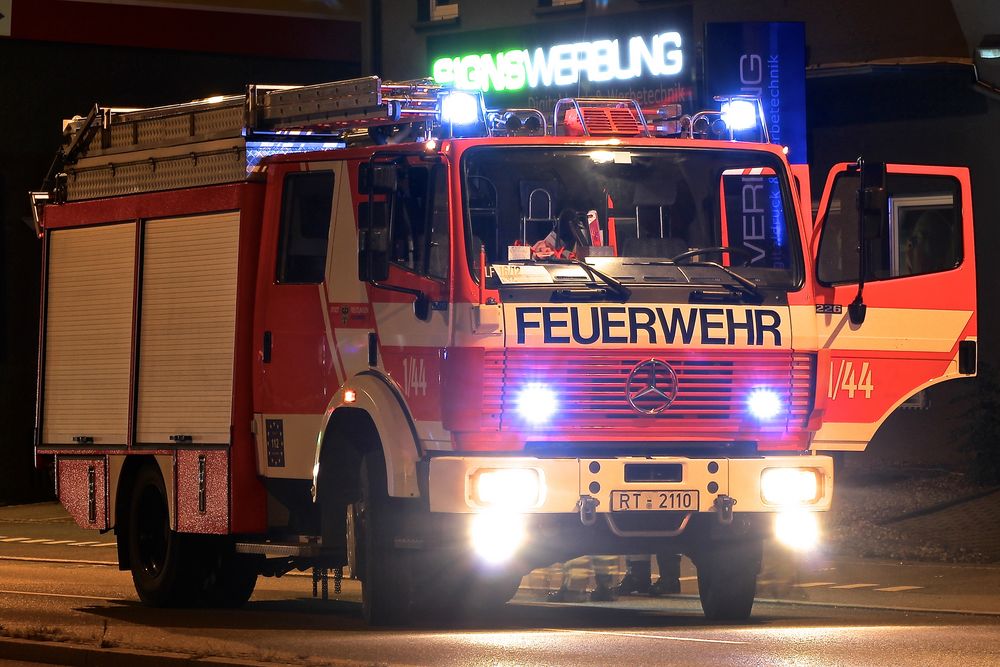 Betagter Mercedes der Reutlinger Feuerwehr