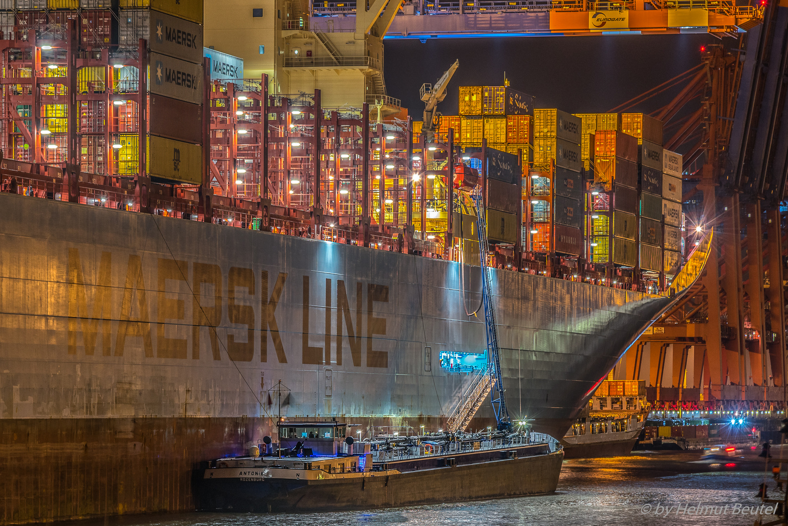 Betankung im Waltershofer Hafen