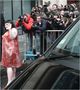 Beth Ditto à son arrivée au défilé Jean-Paul Gaultier de Yda.de.Paris 