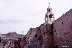 Bethlehem - Geburtskirche - Seitenmauer