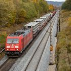 Betonteile auf der Bahn