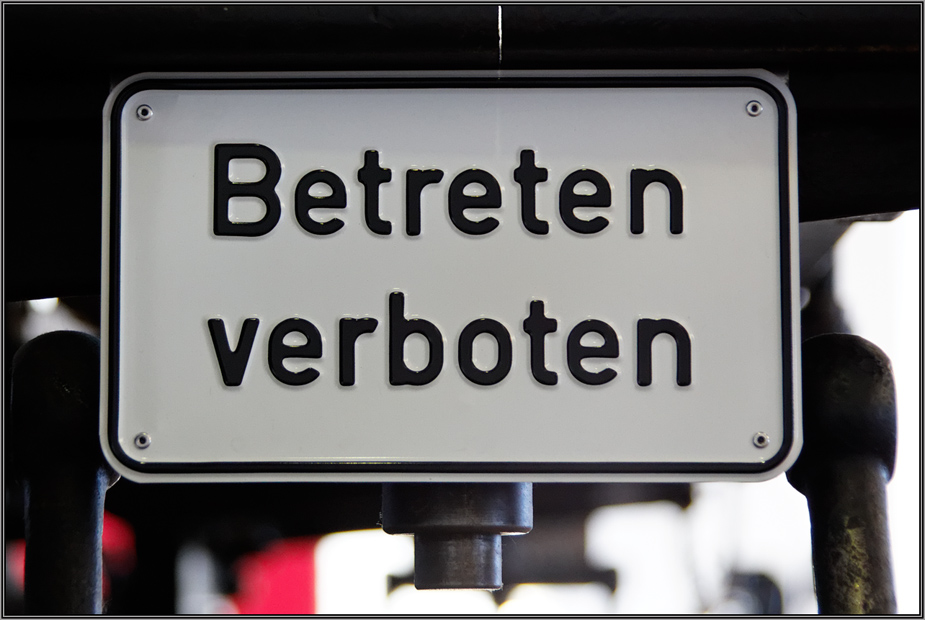 Betreten verboten!