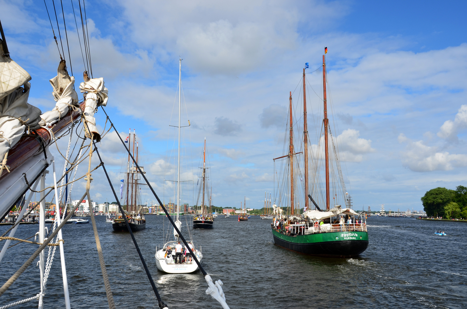 Betrieb zur Hanse Sail 2013