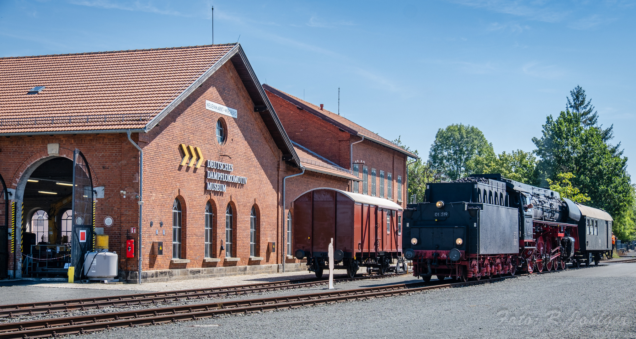 Betriebsamkeit im Dampflokmuseum