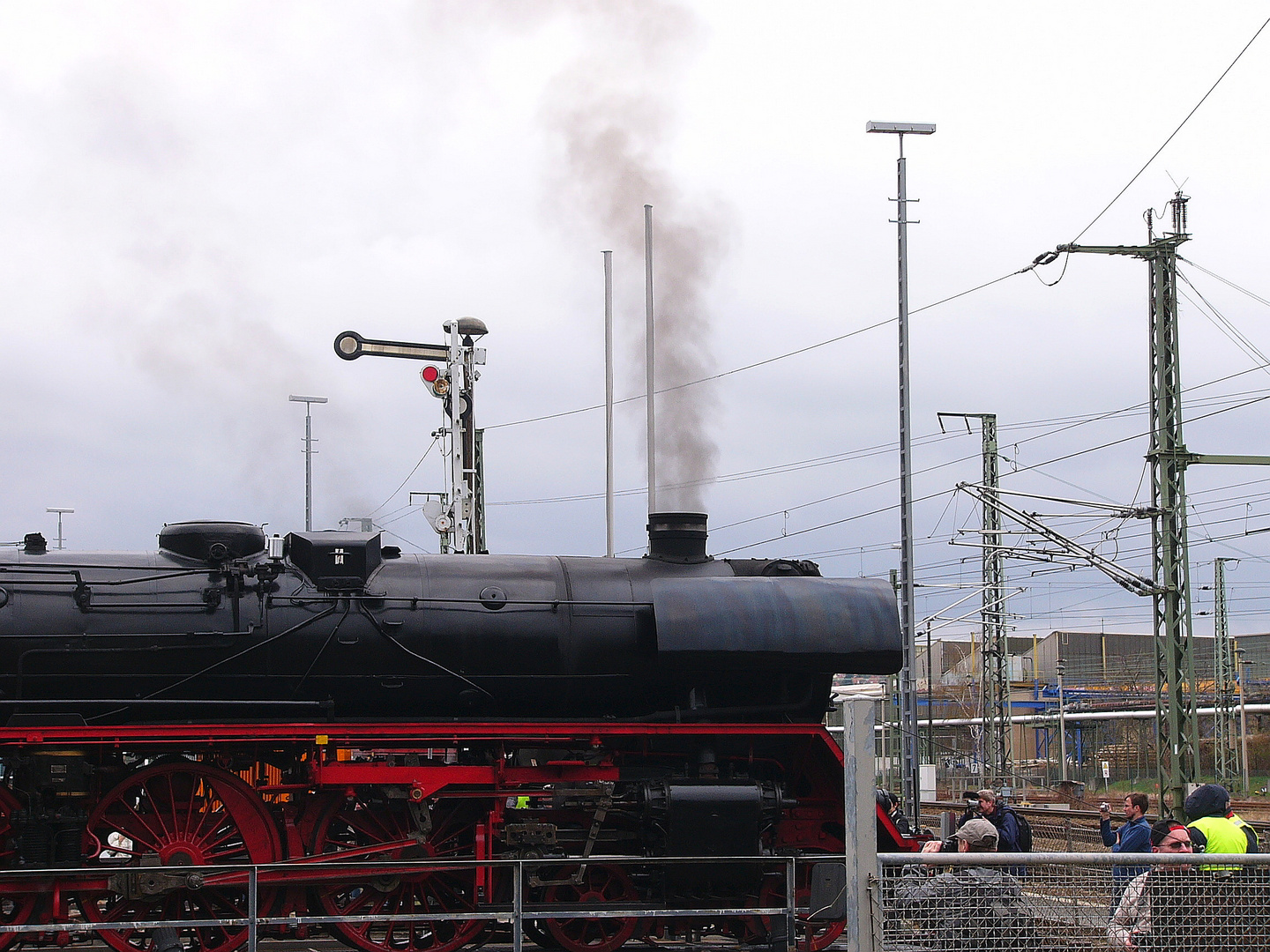 Betriebsfähige BR 03 der DR im Bw Altstadt Dresden zum Dampfloktreffen 2012