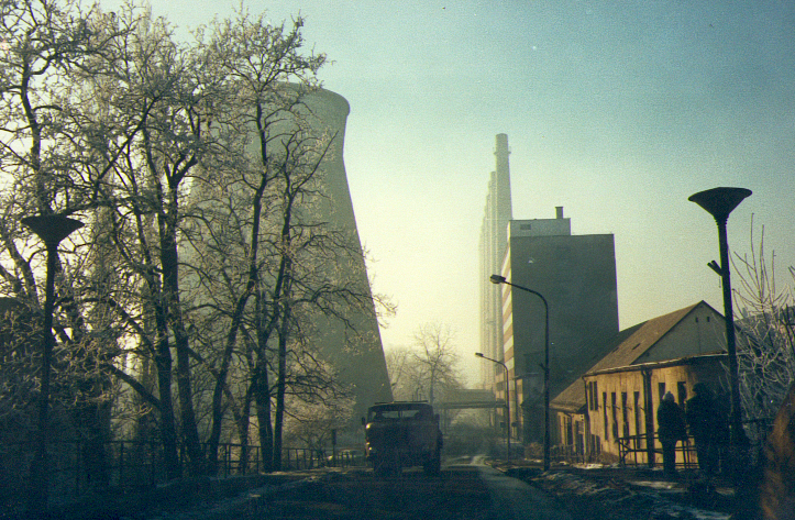 Betriebsgelände bis in die Stadt