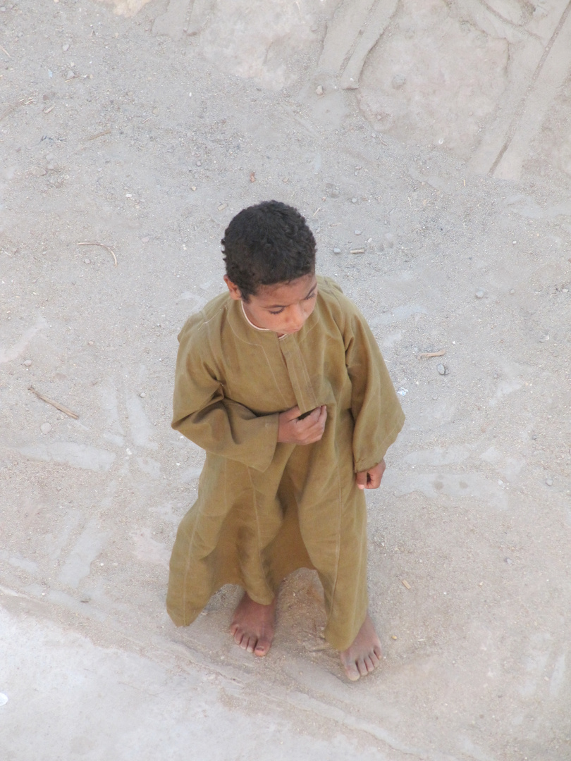 bettelnde Kinder in Ägypten