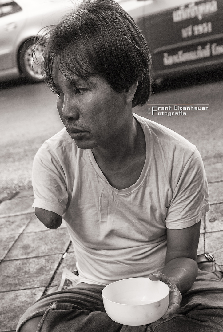 Bettler in Bangkok