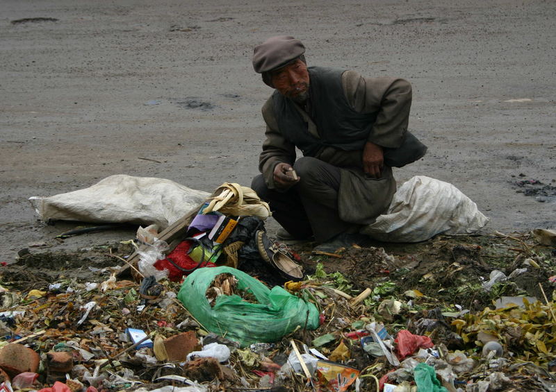 Bettler in China