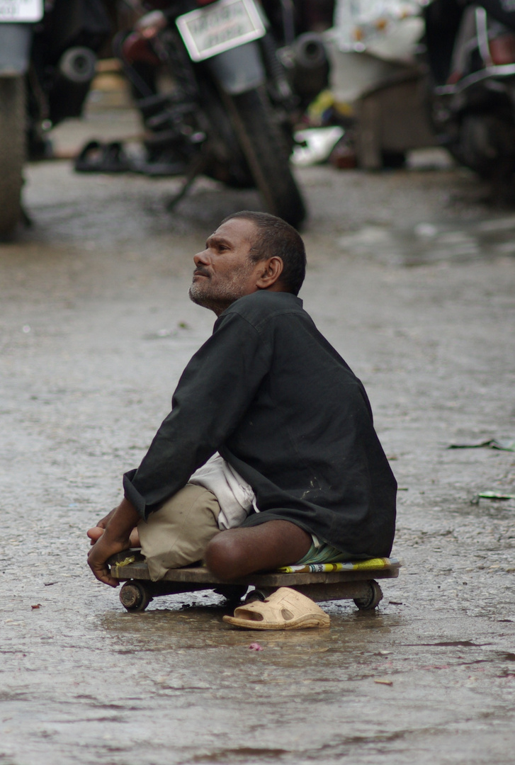 Bettler in Haridwar (Indien)