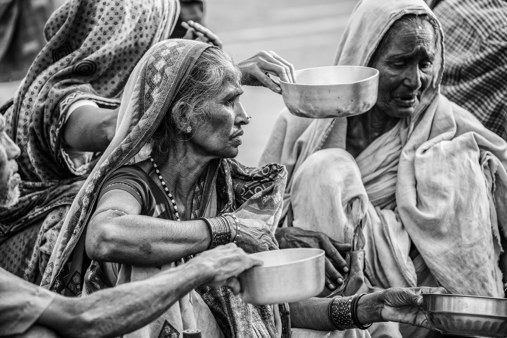 Bettler in Puri