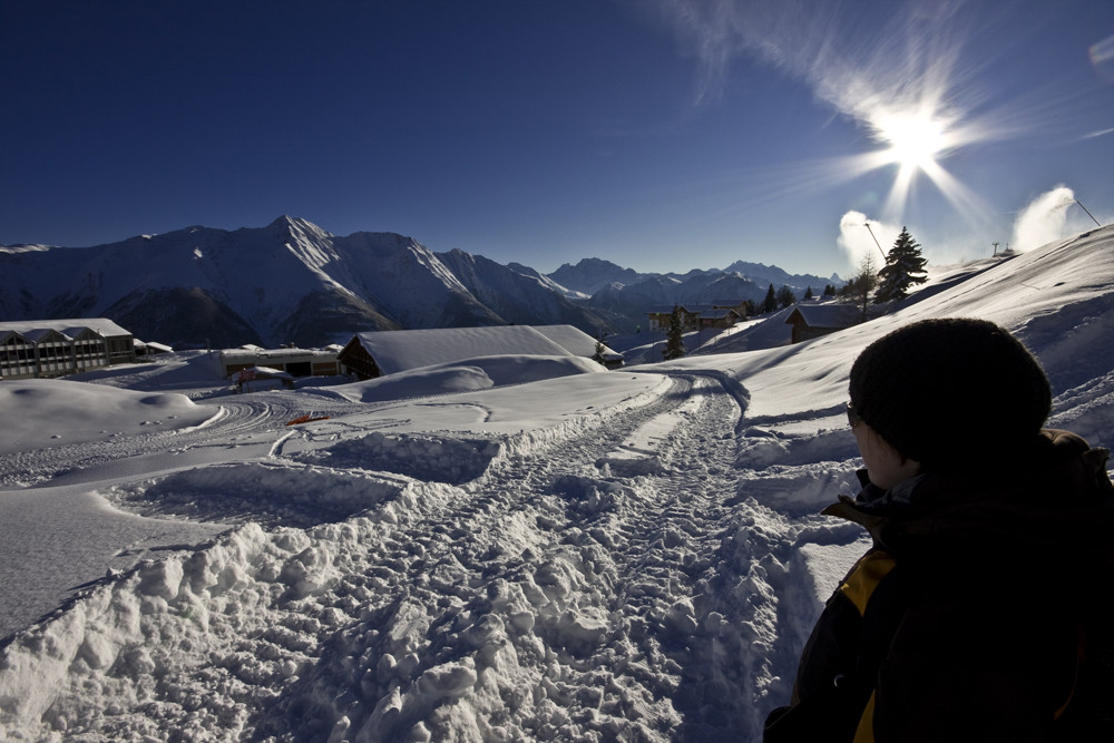 Bettmeralp mit Blickrichtung Matterhorn