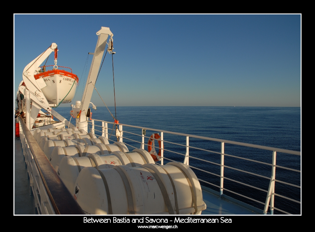 Between Bastia and Savona - Mediterranean Sea