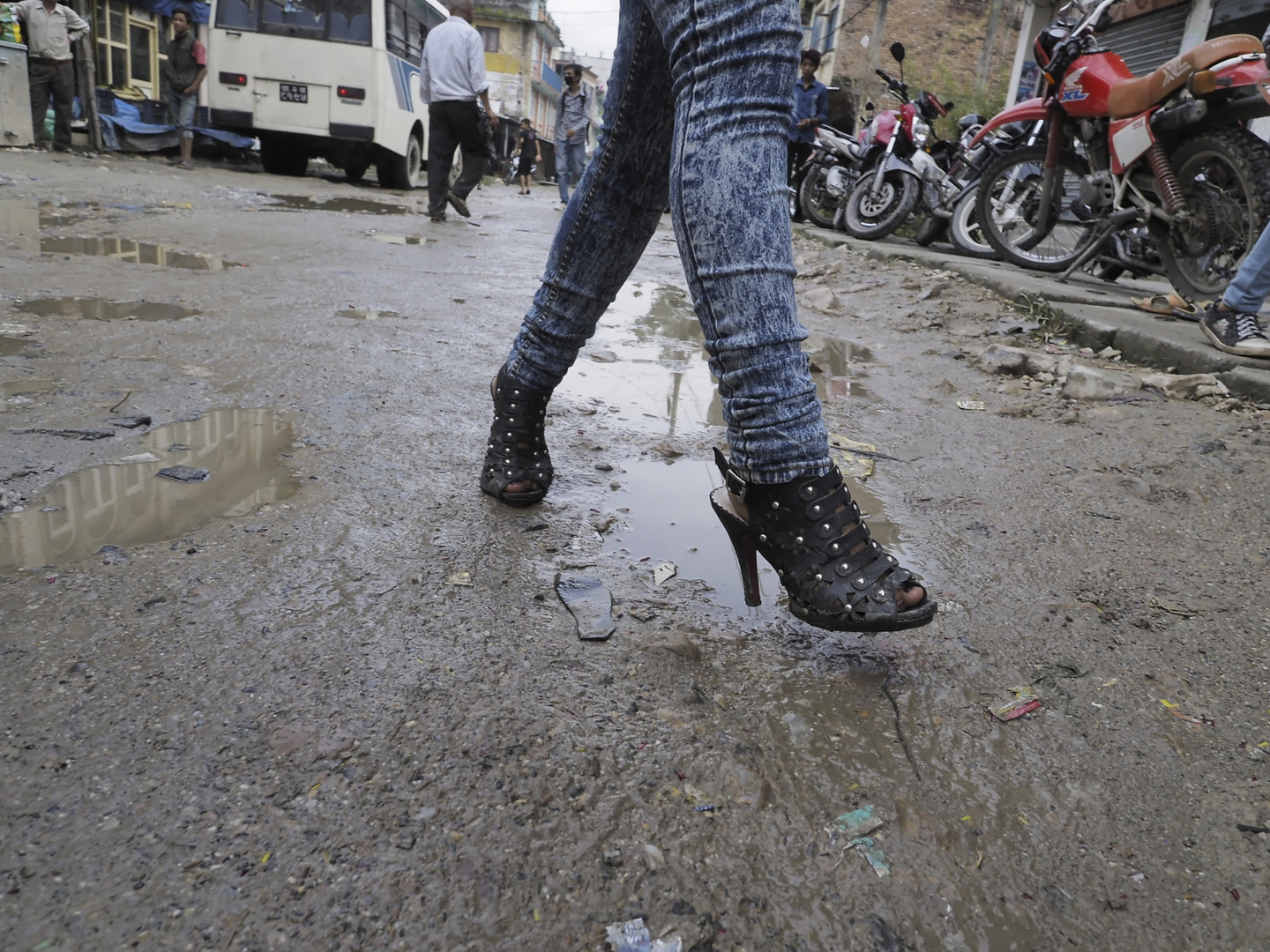 Between the Puddles In Boots