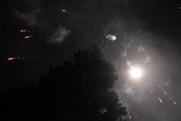 beunruhigendes Feuerwerk, oder nicht?