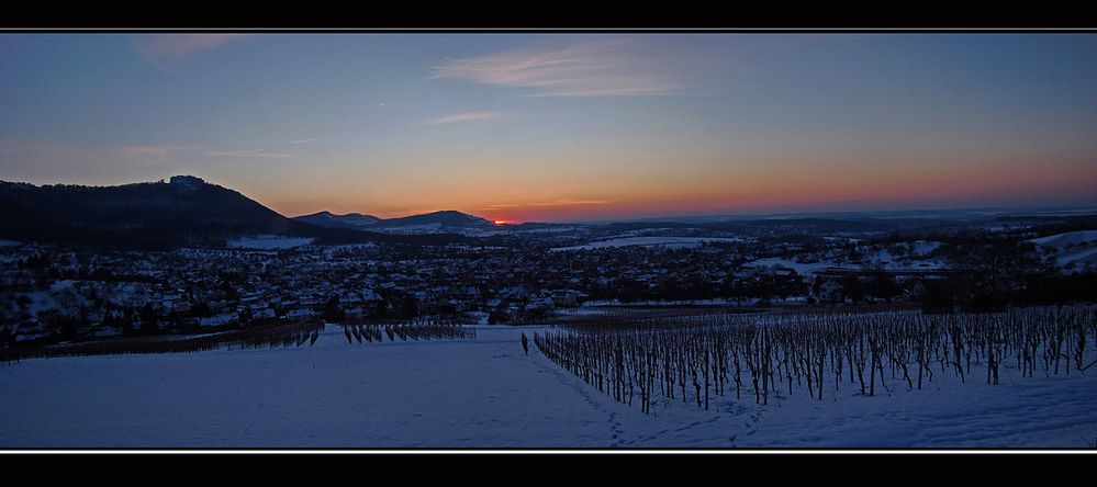 Beuren im Sonnenuntergang