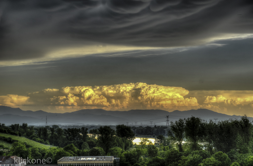 Bevor das Unwetter kam