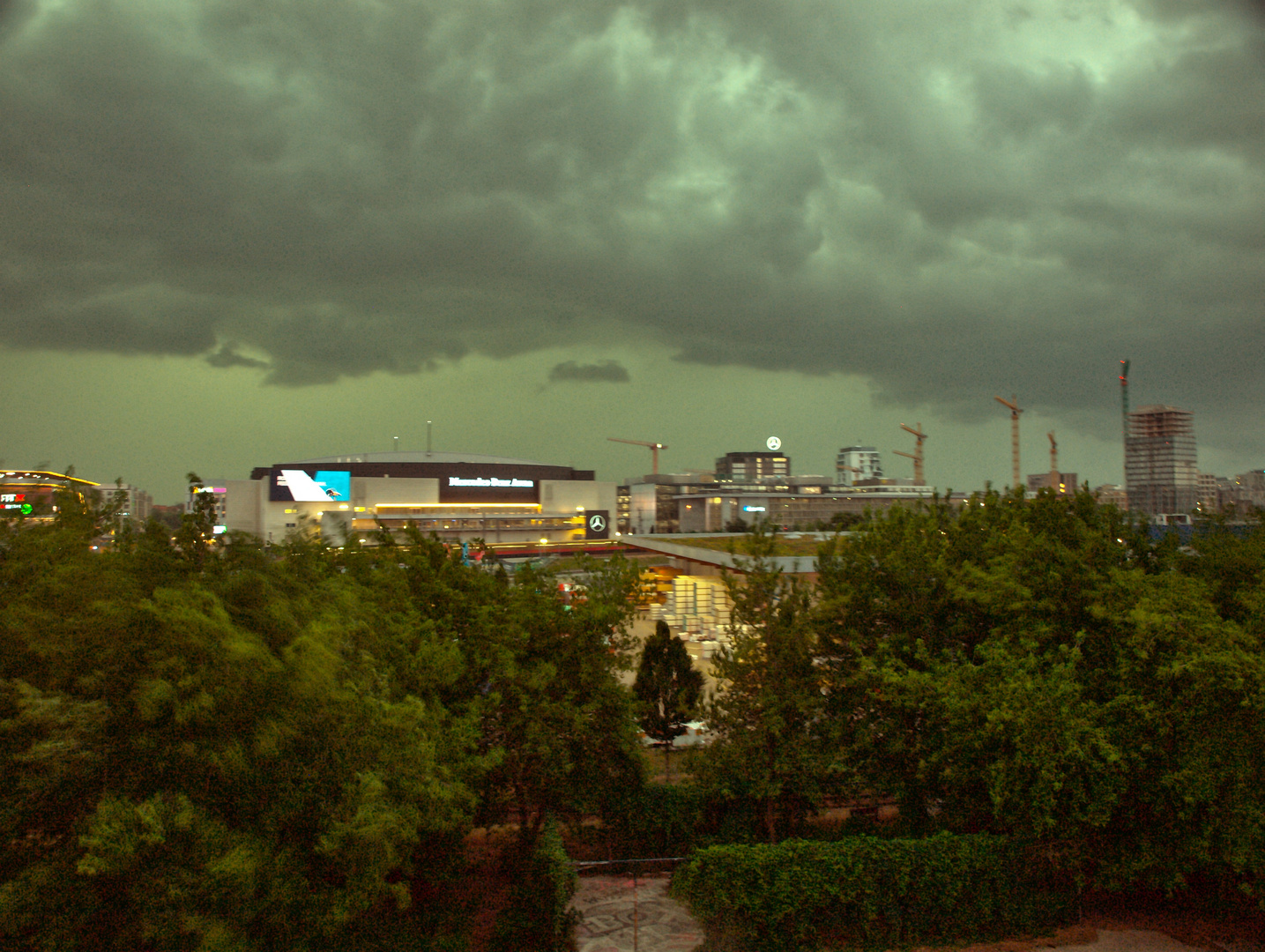 bevor das "Unwetter" zuschlug...