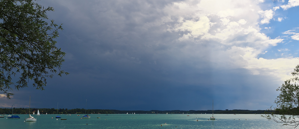 Bevor der Regen kam - Wörthsee