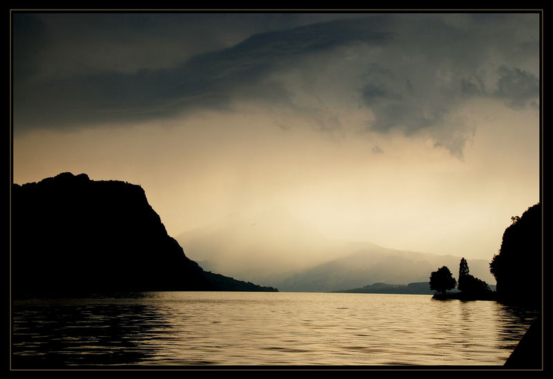 Bevor der Regen über den grossen Teich kam...