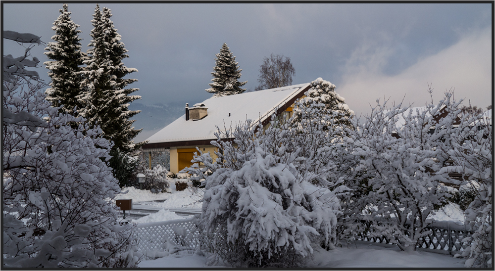 Bevor der Schnee ....