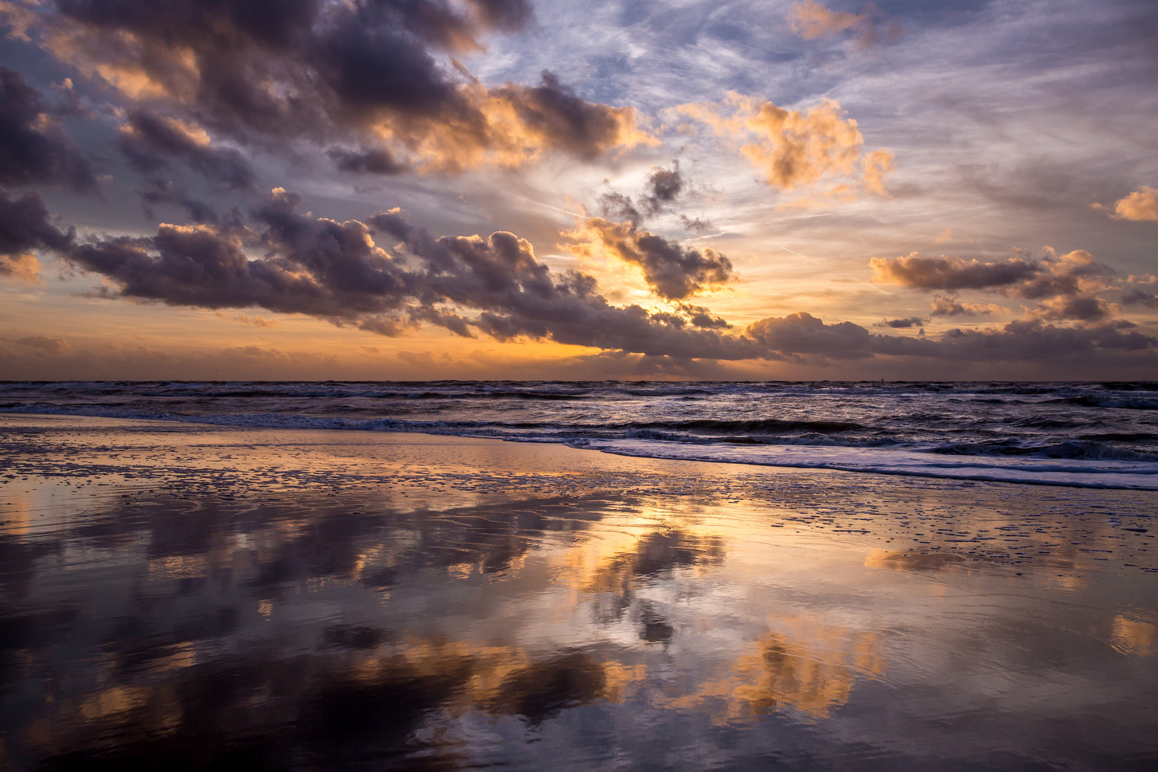 bevor die Sonne im Meer versinkt