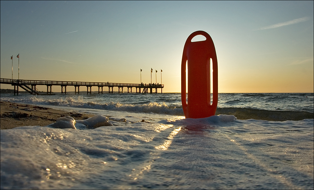 Bewachter Badestrand