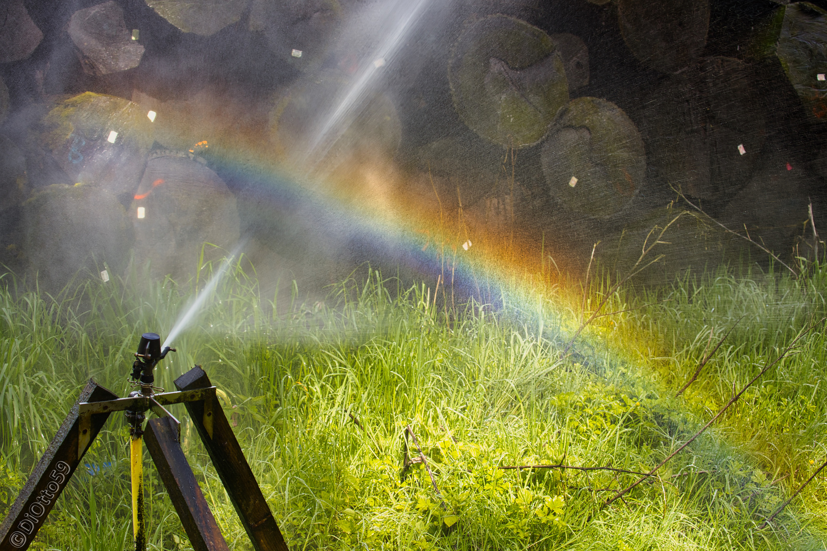 Bewässerungsanlage Werratal - Regenbogen