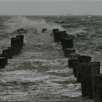 Bewegte Nordsee bei Wyk auf Föhr