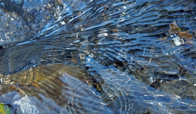Bewegtes Wasser ...