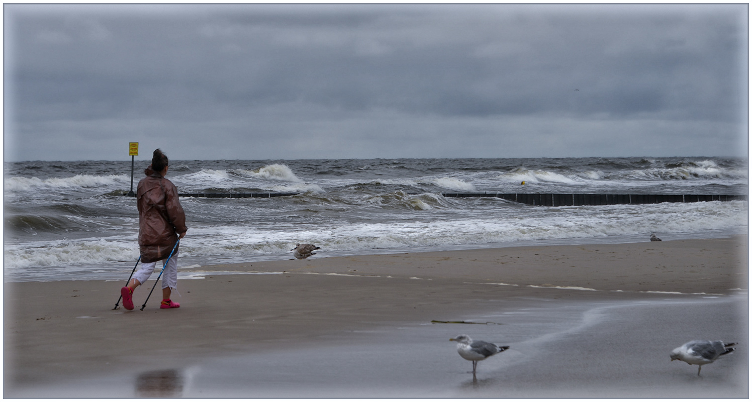 ...   Bewegung am Strand    ...