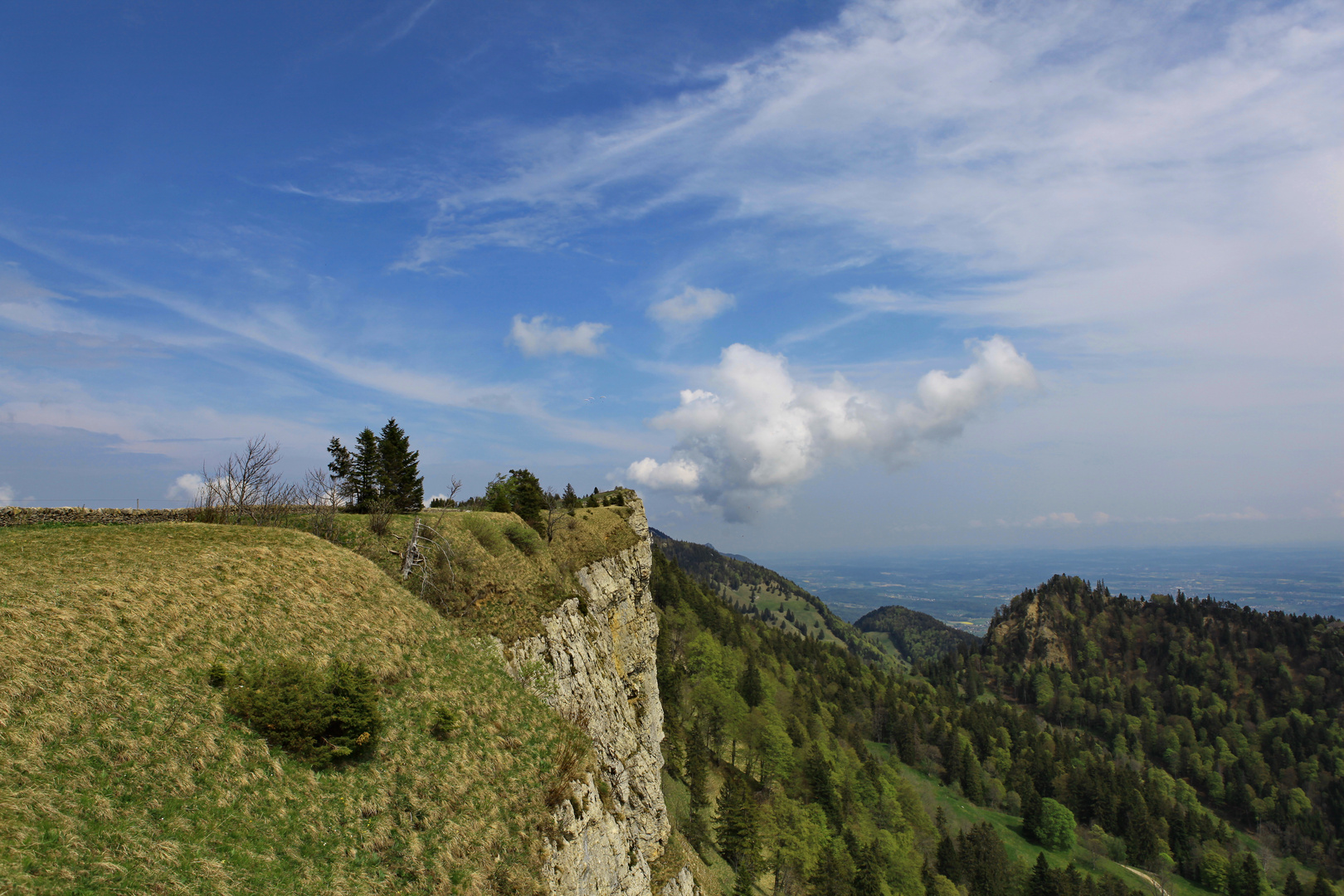 Bewegung an der Klippe